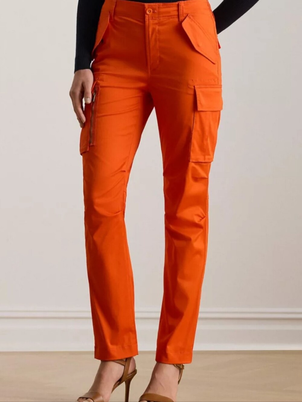 Ralph Lauren Cotton Sateen Cargo Pant Size 8